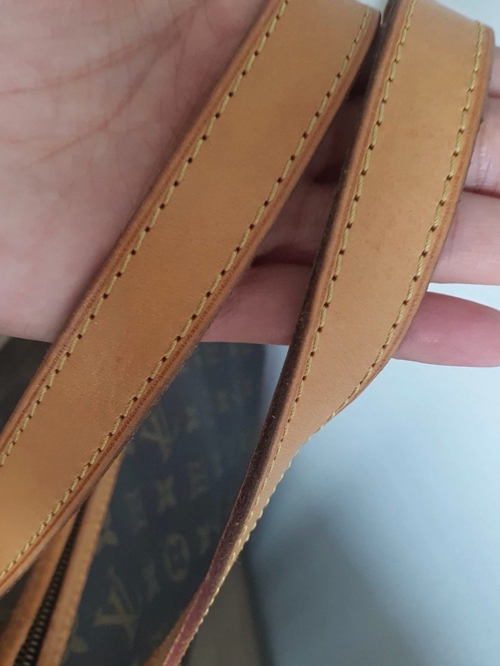 Louis Vuitton estrela MM + dust cover Monogram Canvas Satchel in Brown and Tan - Picture 13 of 16